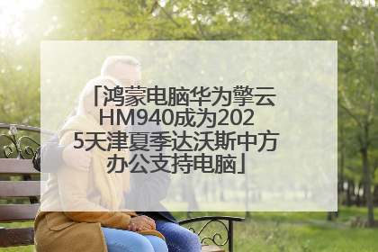 鸿蒙电脑华为擎云 HM940成为2025天津夏季达沃斯中方办公支持电脑