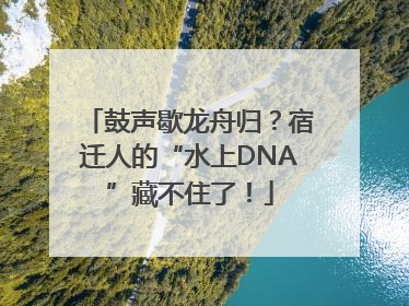 鼓声歇龙舟归？宿迁人的“水上DNA”藏不住了！