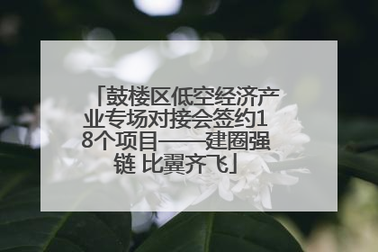 鼓楼区低空经济产业专场对接会签约18个项目——建圈强链 比翼齐飞