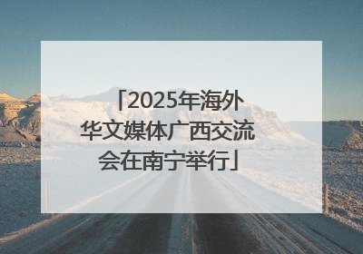 2025年海外华文媒体广西交流会在南宁举行
