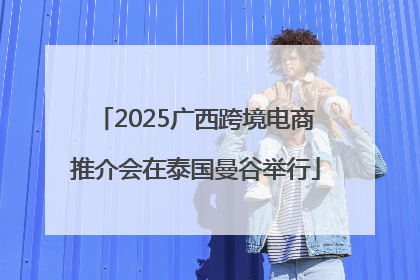 2025广西跨境电商推介会在泰国曼谷举行