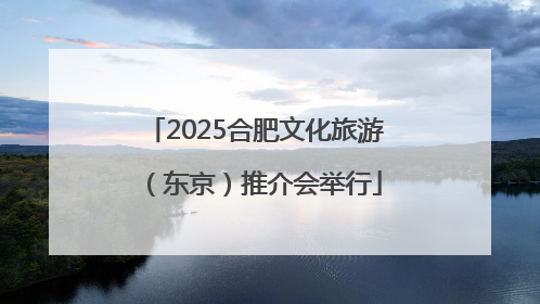 2025合肥文化旅游（东京）推介会举行