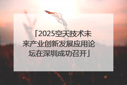 2025空天技术未来产业创新发展应用论坛在深圳成功召开