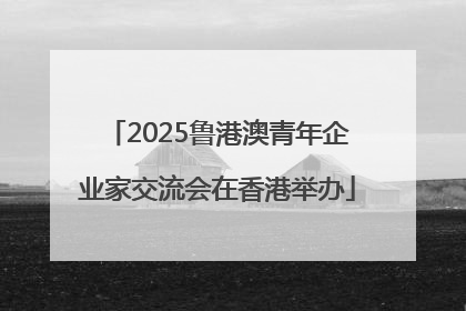 2025鲁港澳青年企业家交流会在香港举办