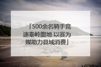 500余名骑手竞速秦岭腹地 以赛为媒助力县域消费