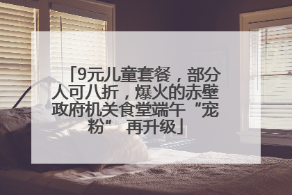 9元儿童套餐，部分人可八折，爆火的赤壁政府机关食堂端午“宠粉” 再升级